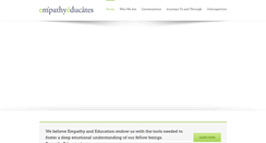 Desktop Screenshot of empathyeducates.org